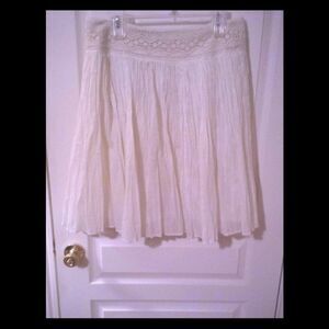Cream colored skirt 